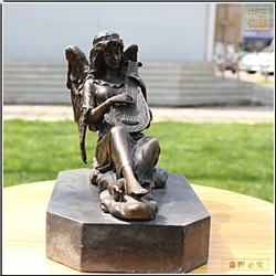 鑄銅關(guān)公 室外天使女孩雕塑