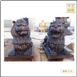 鑄銅關(guān)公 鑄造大型西方銅獅子廠家