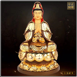 鑄銅關公 觀音殿觀音菩薩佛像