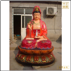 鑄銅關公 觀音殿彩繪三十三觀音