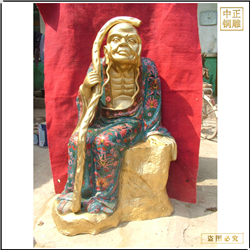 鑄銅關公 廠家批發十八羅漢坐像