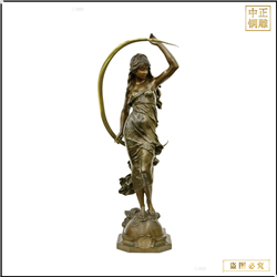 鑄銅關(guān)公 西方人物雕刻