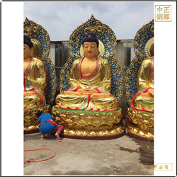 鑄銅關公 大型釋迦牟尼佛銅雕像