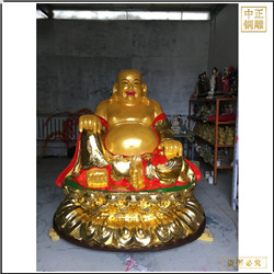 鑄銅關(guān)公 寺院大肚彌勒佛銅像