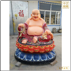 鑄銅關(guān)公 寺廟彌勒佛銅像鑄造廠