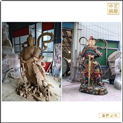 鑄銅關公 銅雕韋陀價格