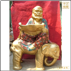 鑄銅關(guān)公 寺廟十八羅漢佛像廠家