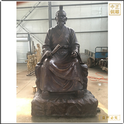 鑄銅關公 古代歷史名人雕像擺件