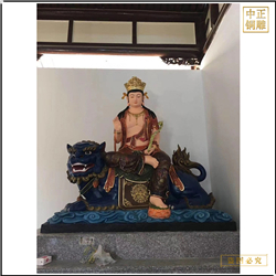 鑄銅關公 廠家文殊普賢銅像