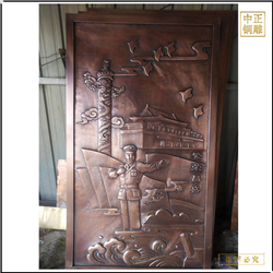 鑄銅關公 生產景觀銅浮雕廠家