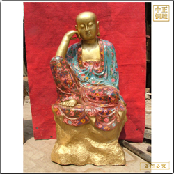 鑄銅關公 鑄銅十八羅漢雕塑