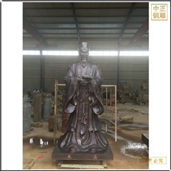 鑄銅關公 室外大型朱熹雕塑鑄造