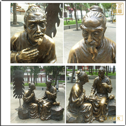 鑄銅關公 古代神醫(yī)銅雕塑
