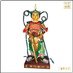 鑄銅關公 韋陀菩薩銅像制作佛像廠家