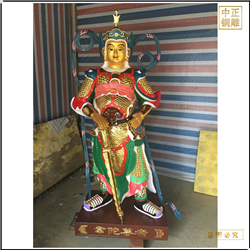 鑄銅關公 韋陀菩薩銅佛像廠家報價
