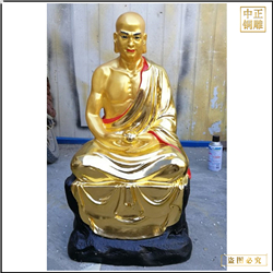 鑄銅關公 寺院銅雕十八羅漢像圖片