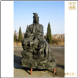 鑄銅關公 古代人物銅雕塑鑄造廠