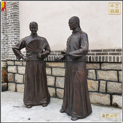 鑄銅關(guān)公 景觀古代人物雕塑