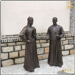 鑄銅關(guān)公 大型古代人物銅雕塑鑄造廠