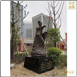 鑄銅關公 純銅古代人物站像雕塑