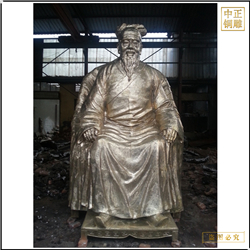 鑄銅關公 貼金宗祠人物雕塑