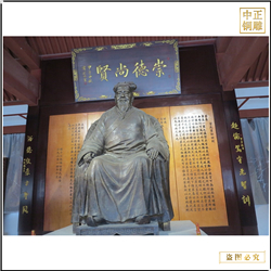 鑄銅關公 古代宗祠人物雕塑鑄造