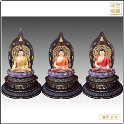 鑄銅關(guān)公 廠家供應西方三圣佛像