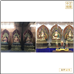 鑄銅關公 鑄造寺廟景區銅佛像