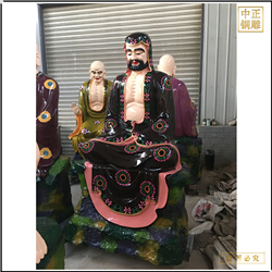 鑄銅關(guān)公 純銅鑄造十八羅漢銅雕廠