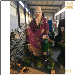 鑄銅關(guān)公 定做鑄銅十八羅漢銅佛像廠