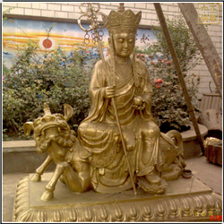 鑄銅關(guān)公 貼金地藏王菩薩工廠