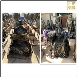 鑄銅關公 銷售校園萬人師表孔子像