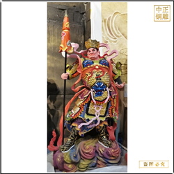 鑄銅關(guān)公 供應(yīng)寺廟四大天王銅佛像站像