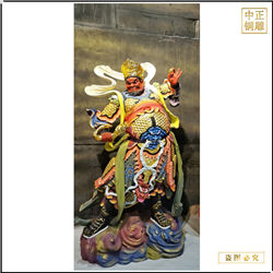鑄銅關(guān)公 四大天王神像廠家定制
