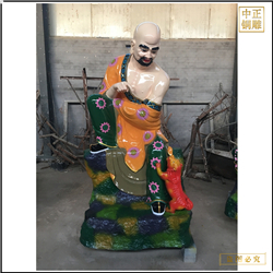 鑄銅關(guān)公 十八羅漢站像銅佛像