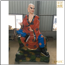 鑄銅關公 寺廟銅十八羅漢雕塑