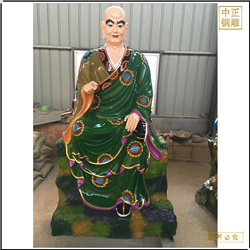 鑄銅關(guān)公 銅雕十八羅漢佛像雕塑廠家