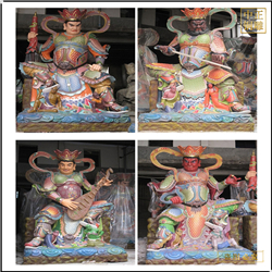 鑄銅關(guān)公 鑄銅四大天王銅雕像