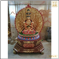 鑄銅關(guān)公 千手觀音菩薩銅像定做
