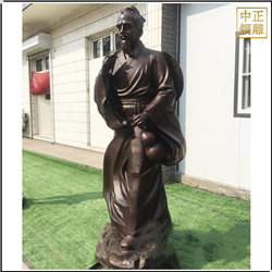 鑄銅關公 古代名醫銅雕塑