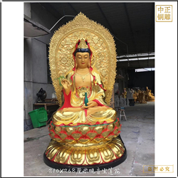 鑄銅關公 鑄銅觀音佛像雕塑