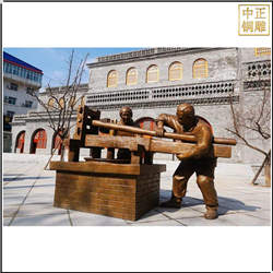 鑄銅關公 陜西民俗人物雕塑