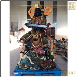 鑄銅關公 大型純銅四大天王銅佛像