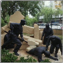 鑄銅關公 小區人物景觀雕塑定制