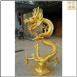 鑄銅關公 噴漆銅龍雕塑鑄造廠