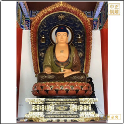 鑄銅關公 彩繪釋迦牟尼佛銅像鑄造廠