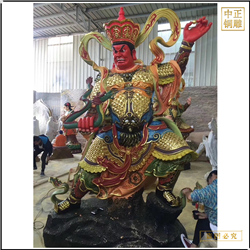 鑄銅關公 四大天王銅佛像批發