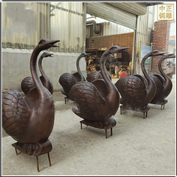 鑄銅關公 大型噴水銅天鵝雕塑