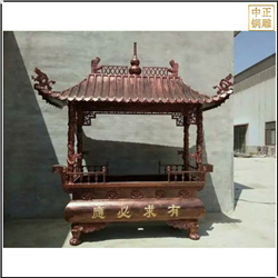 鑄銅關公 帶蓋銅香爐鑄造廠