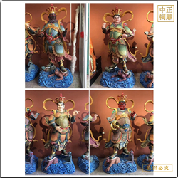 鑄銅關公 四大天王銅佛像廠家